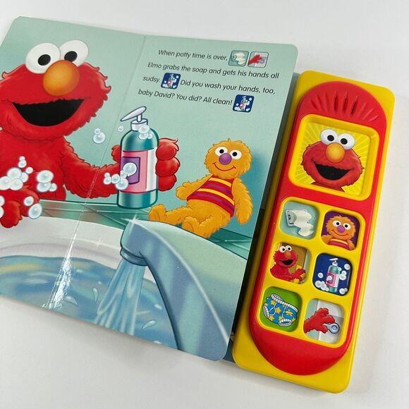 2/$6 Sesame Street-Pottery Time with Elmo Sound Book-Potty Training (Board Book) - Picture 5 of 12